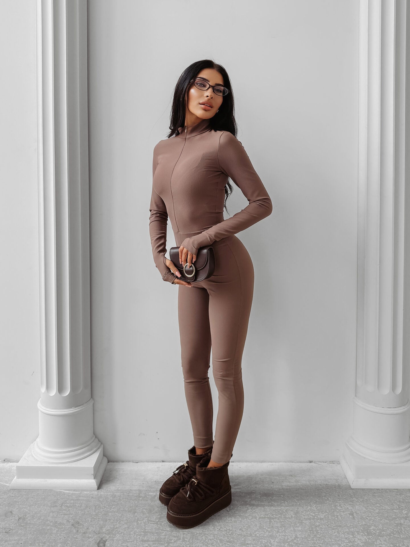 TIMELESS EMBER cappuccino bodysuit