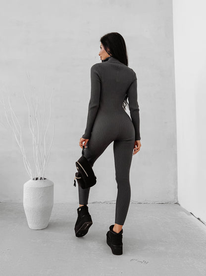 NEXTION tight-fitting jumpsuit, gray